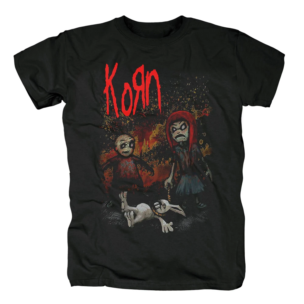 Рок Группа Bloodhoof KORN Альтернативная металлическая футболка | Футболки -32973559708