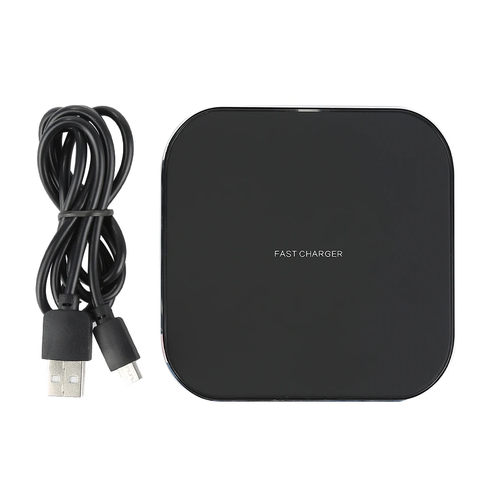 

Qi wireless charger for iPhone 8 X XR XS 10W for samsung Galaxy S10/9/8/ 6 note 7/8 USB mobile phone fast charger charging dock