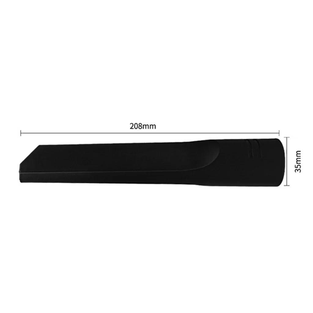 Replacement Crevice Tool Flexible Flat Crevice Tool Attachment  Black 35mm