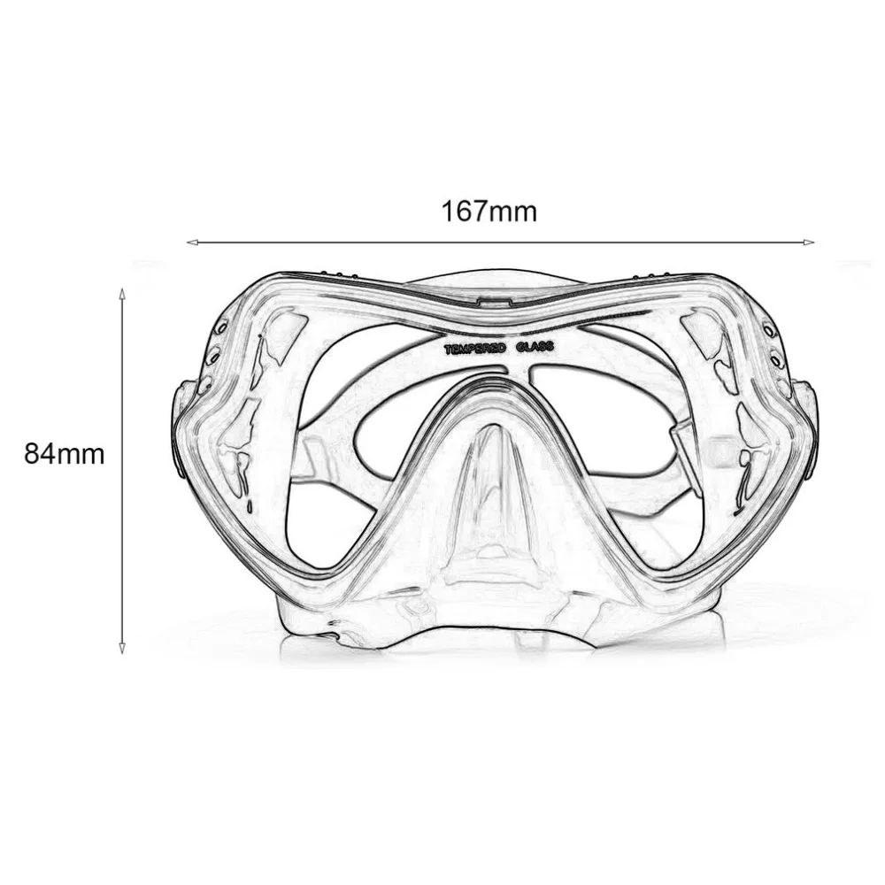 المهنية الغوص مجموعة أنبوب التنفس بقناع الغوص مكافحة الضباب نظارات مجموعة النظارات سيليكون السباحة الصيد بركة معدات 4 اللون الكبار الاطفال