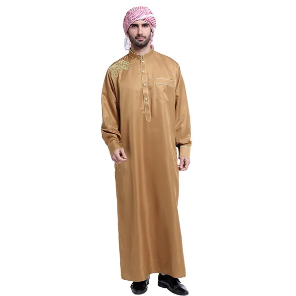 Camel Мусульмане арабы Среднего Востока мужской Халат TH804 - Цвет: Camel