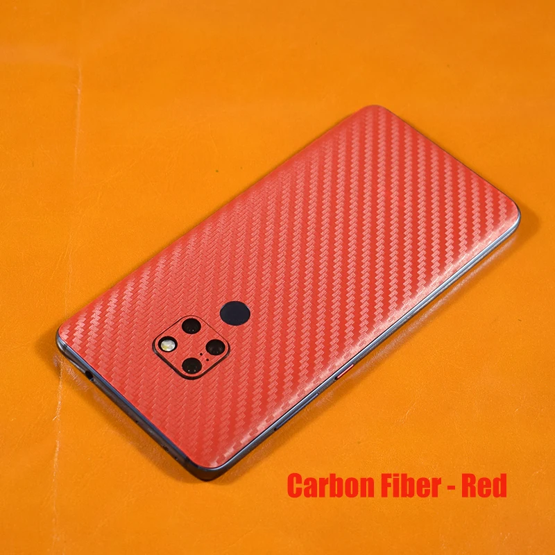 Back Film on For Huawei Mate 20 Mate 20 Lite Carbon Protective Film Sticker For Huawei Mate 20 Pro Mate 20 Lite Leather Sticker  (14)