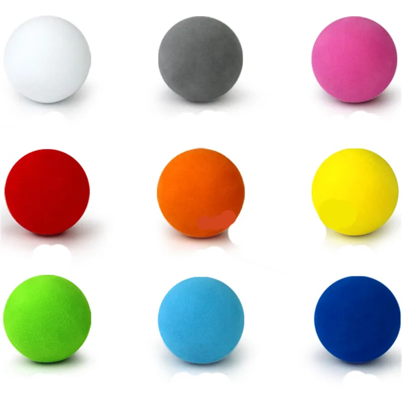 

30pcs EVA Foam Golf Balls Soft Sponge Monochrome Balls for Outdoor Golf Practice Balls for Golf/Tennis Training Solid 9 Colors
