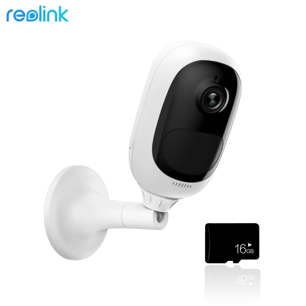 

Reolink Argus Pro and 16GB Micro SD card WiFi Camera Rechargeable Battery Powered Full HD 1080p Weatherproof Outdoor Cam