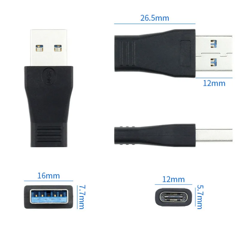 Переходник с USB 3 0 папа на мама типа C переходник 1 Поддержка синхронизации данных