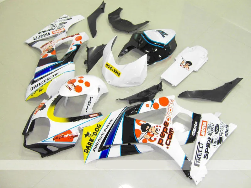 

TOP New Motorcycle Fairings kit Fit For Suzuki GSXR1000 K7 2007 2008 GSXR-1000 07 08 ABS Bodywork set cool style
