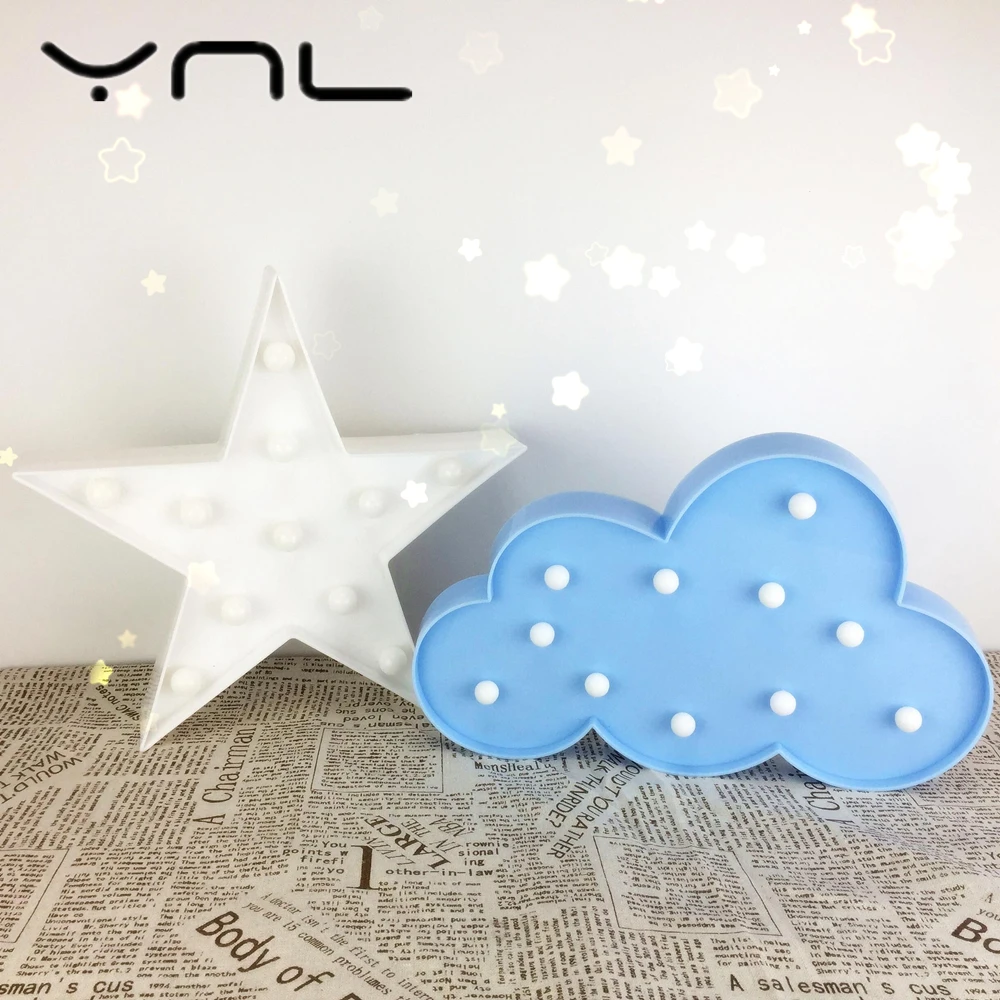 

3D LED Night Light Flamingo Unicorn Cactus Table Lamp Love Star Cloud Christmas Tree Cartoon LED Children Night Light home decor
