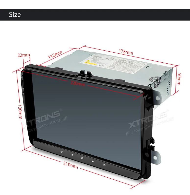 Top XTRONS 9" Android 8.0 Octa Core Car Player Radio GPS No DVD for VW Volkswagen Golf Plus Passat CC Touran Tiguan Sharan for Seat 27