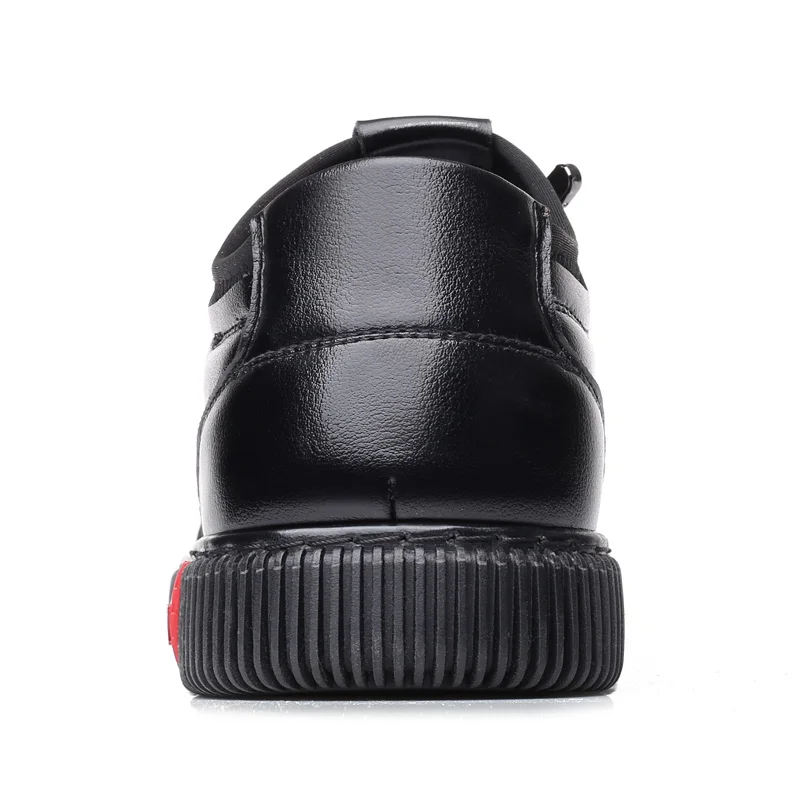 2020 Men's Cow Leather Shoes Fashion Casual Leather Anti slip White Lacing Shoes New Autumn Youth Man Split Leather Shoes