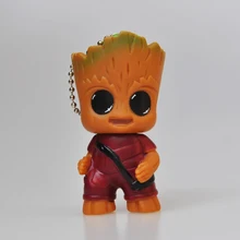 New Cute Anime Figure Guardians Of The Galaxy Mini Cute Tree Man Baby Tree Model Action And Toy Figures Cartoon Cake Doll