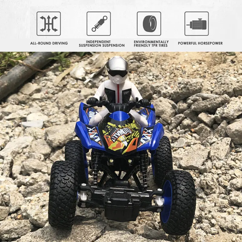 Remote Control Car Remote Control Toy Climb Beach Bike Electric Toy Interesting ABS Novelty Electric Cultivate Interest