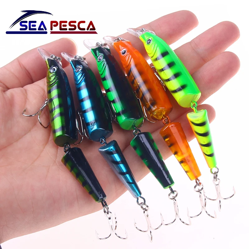 SEAPESCA الصيد السحر Wobblers 10.5 سنتيمتر 9g الاصطناعي متعددة صوتها أقسام الطعم Crankbait وهمية الأسماك معدات الصيد أسماك SEAPESCA الصيد السحر Wobblers 10.5 سنتيمتر 9g الاصطناعي متعددة صوتها أقسام الطعم Crankbait وهمية الأسماك معدات الصيد أسماك