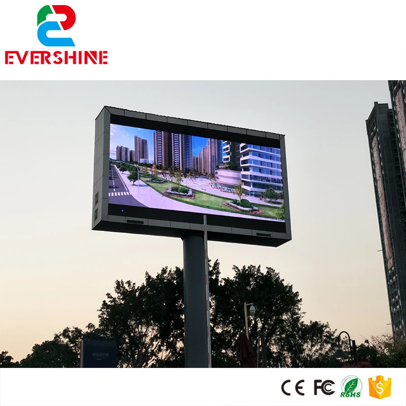 Led ao ar Alta Qualidade Outdoor Instalação Fixa Digital Full Color p8 Smd3535 Display Livre à Prova d’ Água Levou Sinal