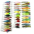 Iscas de Pesca Equipamentos de Pesca Minnow Rígido Wobbler Pike Carp Bass Truta Poleiro Bagre 90 Pcs 10 cm 9.6g 15 Esporte e Lazer
