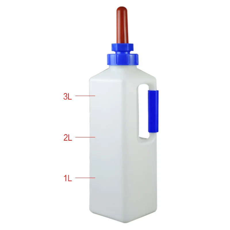 3L теленка ягненка молоко поилка бутылка для сосков ведро Замена доильный поилка держатели для сосок - Цвет: 3L Calf Milk Feeder