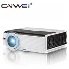 CAIWEI LED HD Video Home Camera Projector LCD Multimedia Entertainment Proyector 5000 Lumens HDMI USB VGA Wired Sync Movies Game