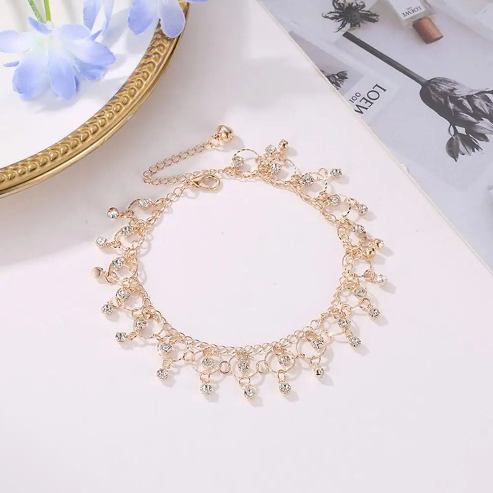 DreamBell женский серебряный золотой цвет ножной браслет подвеска с ...