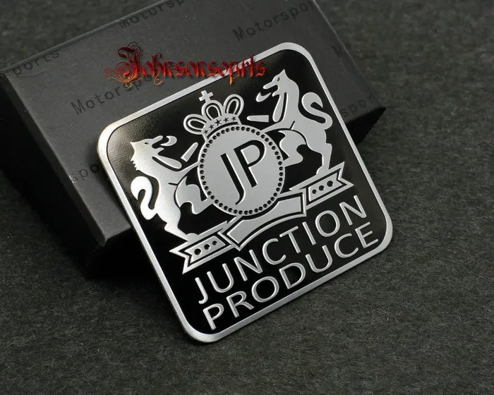 

for JP JUNCTION PRODUCE VIP 3D Badge Emblem car sticker 60mm*55mm good quality Car Styling