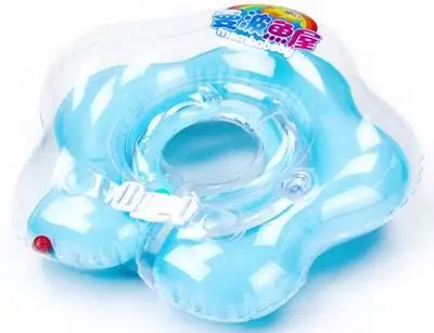 Детские надувные плавающие кольца в форме цветка для плавания, летние плавающие круги для плавания, круг для плавания для детей, спасательный круг для водных видов спорта - Цвет: Синий