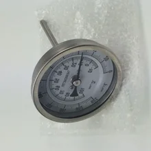 Homebrew би-металлический термометр " лицо и 4" зонд, 1/" MNPT, 0~ 220F градусов