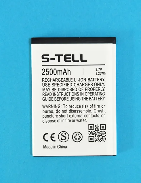 

AZK 1PCS New 2500mAh Battery for S-TELL M555 M 555 Phone battery Shipping + Tracking Code