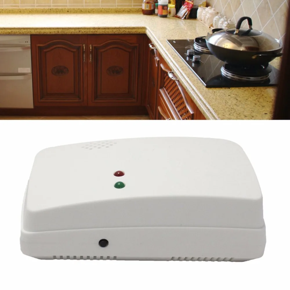 

Wall Mounted Wired Combustible Gas Alarm Detector Liquefied Gas Leak Detection Alarm Home Security Alarm System Fire Protection