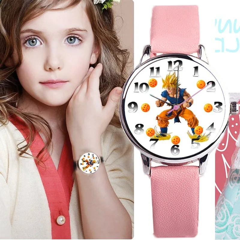 2019 new arrive Fashion Cute Japanese anime Kids Watch Wristwatches color Beautiful Children Cartoon Watches