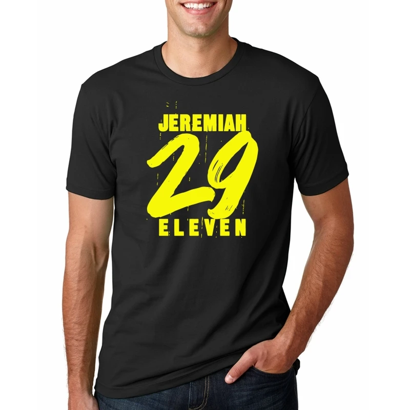 short sleeve t-shirt free shipping jeremiah 29 11 eleven