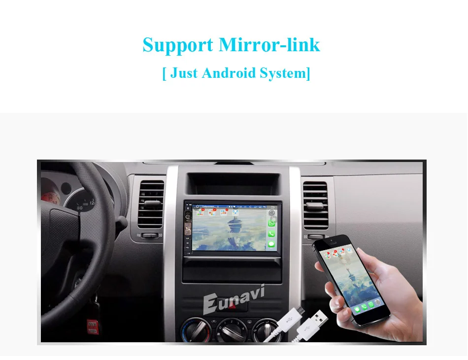 Perfect Eunavi 2 DIN Car radio / GPS / MP3 / mp5 / usb / sd / player Bluetooth Handsfree Rearview after Touch screen hd system Radio BT 14 Perfect Eunavi 2 DIN Car radio / GPS / MP3 / mp5 / usb / sd / player Bluetooth Handsfree Rearview after Touch screen hd system Radio BT 14