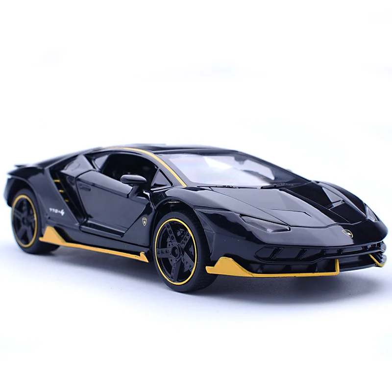 

Diecast Sports Car 1:32 Model Simulation Metal Car Alloy Cars With Lights Sound Vehicles Pull Back Toys Gifts For Kids Children
