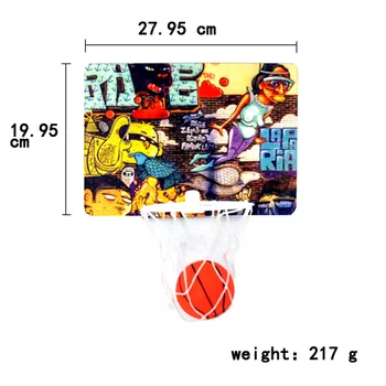 

10pcs diy sublimation blank Indoor Adjustable Hanging Basketball Netball Hoop Basketball game Mini Basketball Board kid's toy
