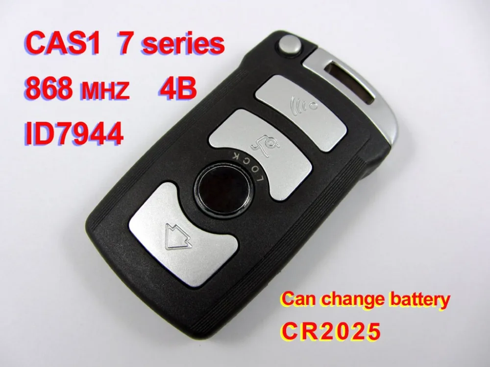 Smart remote key 4 кнопки 868 МГц для BMW 7 серии с ID7944 микросхеме (для E65 E66)