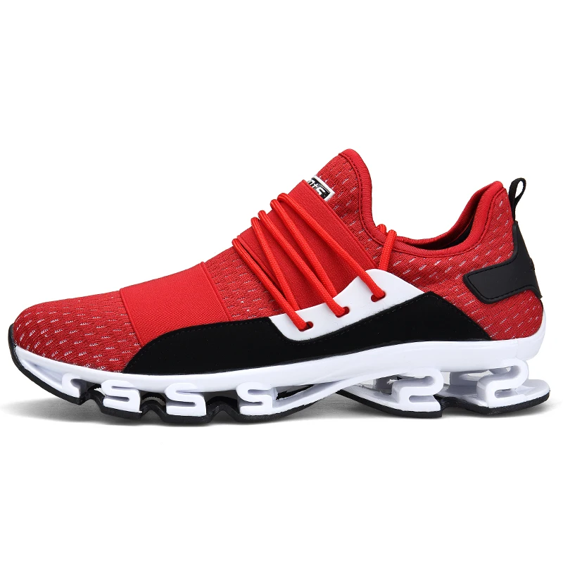 

Outdoor Sports Shoes 2018 New Design Soles Running Shoes for Men Breathable Cushioning Men Sneakers Athletic Shoes Male