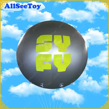 

Giant Inflatable balloon 1.8m 2m 3m One Color Logo Printing On Big Balls,PVC Material Advertising Sky Sphere