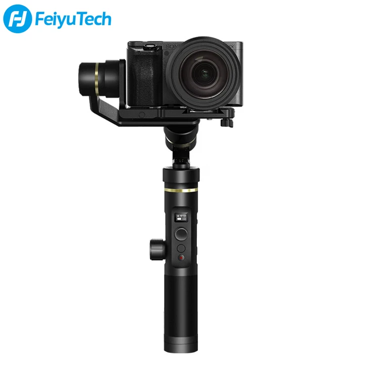 US $316.47 FeiyuTech Feiyu G6 Plus Splashproof Handheld Gimbal Stabilizer For Smartphone Gopro Hero Mirrorless Cameras Sony As6000 Black