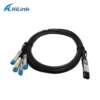 

1PCS Of QSFP-4SFP10G-CU1M Compatible 40G QSFP+ DAC Breakout Cable 30AWG 1M