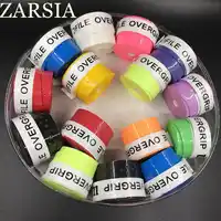 60 ペーチ/ロット ZARSIA 粘着性プロオーバーグリップテニスグリップ穿孔バドミントングリップ/テニス overgrips/テニス製品