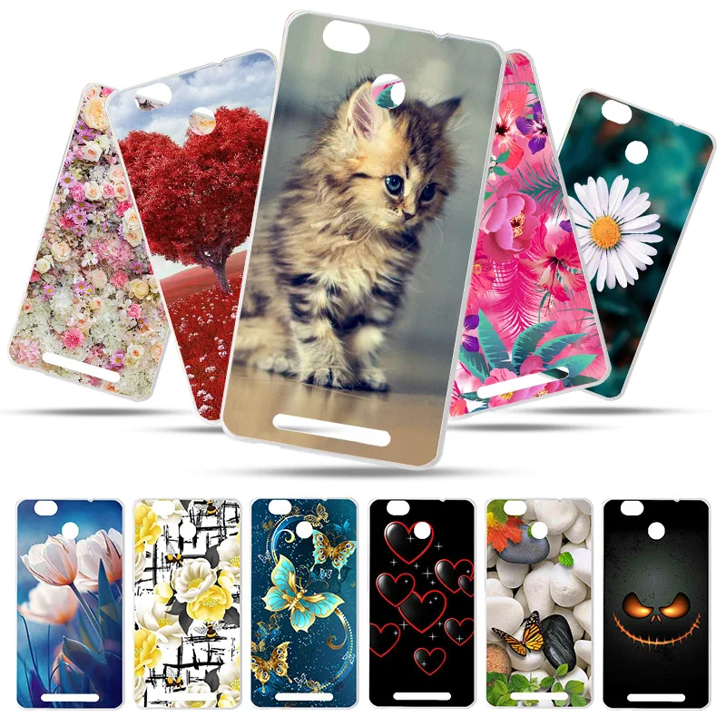 

Bolomboy Painted Case For Leagoo Shark 1 Case Silicone Soft TPU Cases For Leagoo Shark1 Cover Wildflowers Animal Bags 6.0 Inch