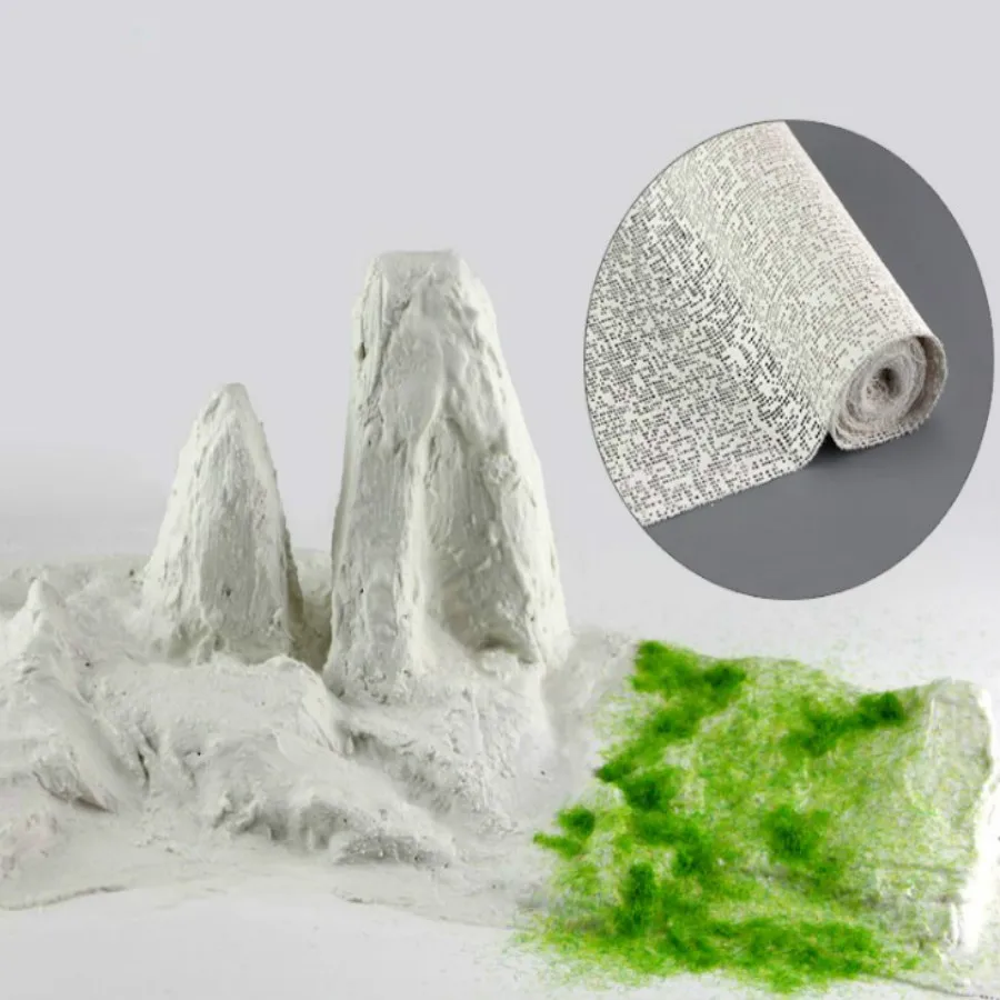 Beste Mountain model plastic doek mesh vormen doek gips tape bouw zand tafel model scene materiaal DIY handleiding materiaal