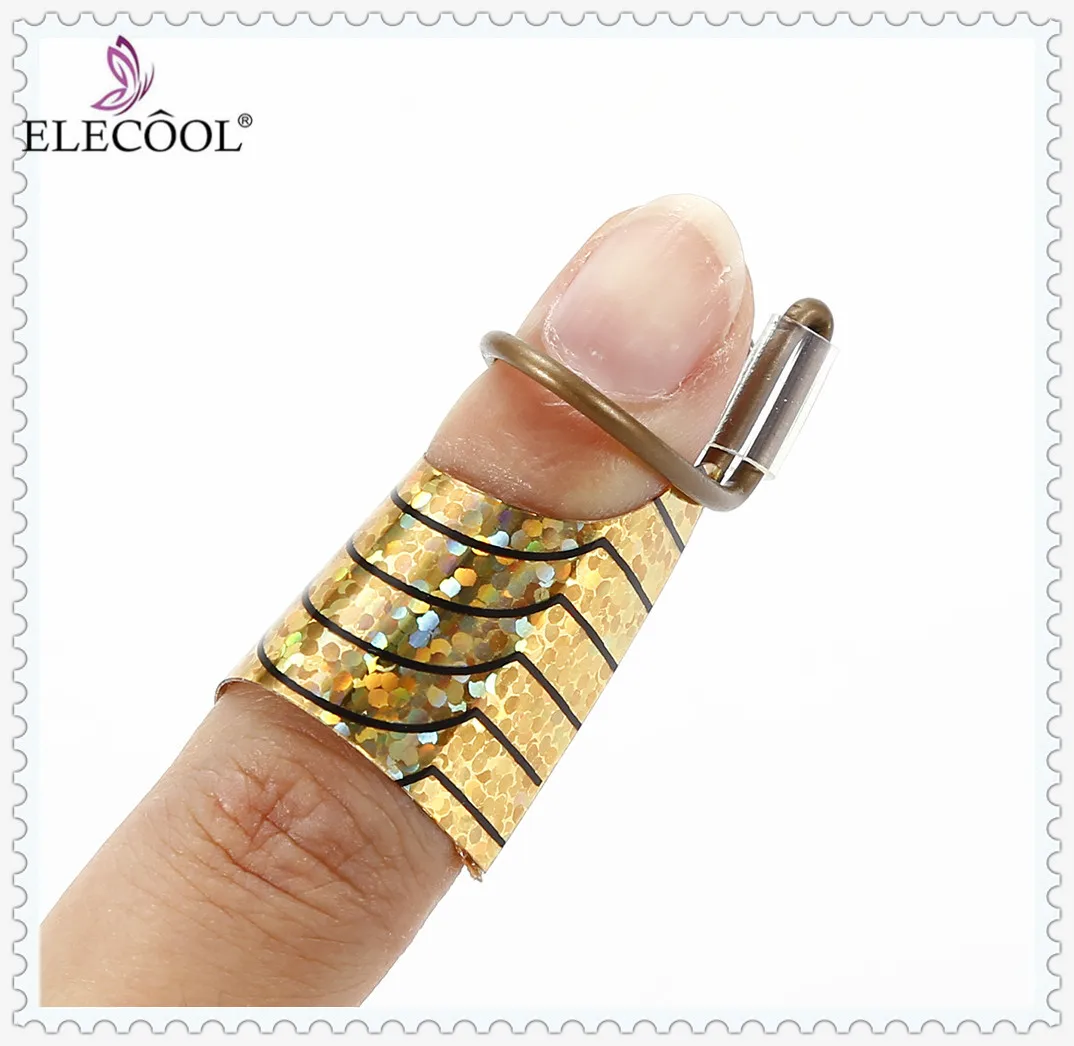 ELECOOL, 5 шт., профессиональный дизайн ногтей, многоразовый УФ-гель, акриловые наконечники, руководство по удлинению формы, набор наконечников, Гель-лак, расширенное кольцо