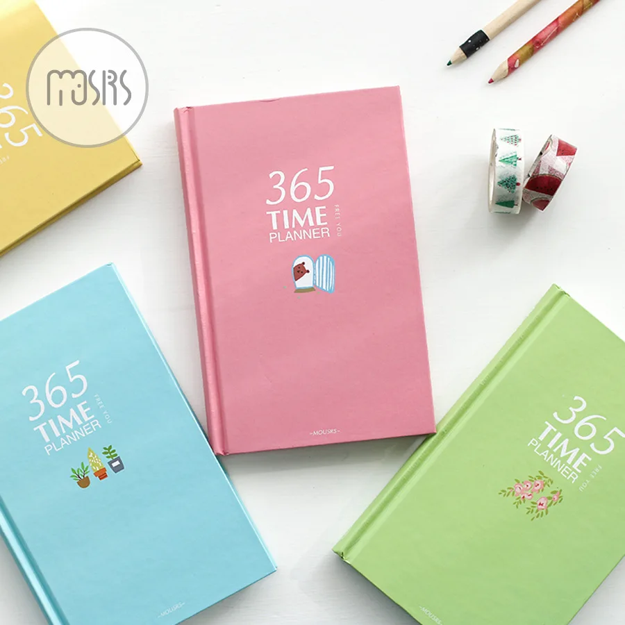 Planner 2018 365 Days Hand Books Filofax Hardcover Calendar Notes