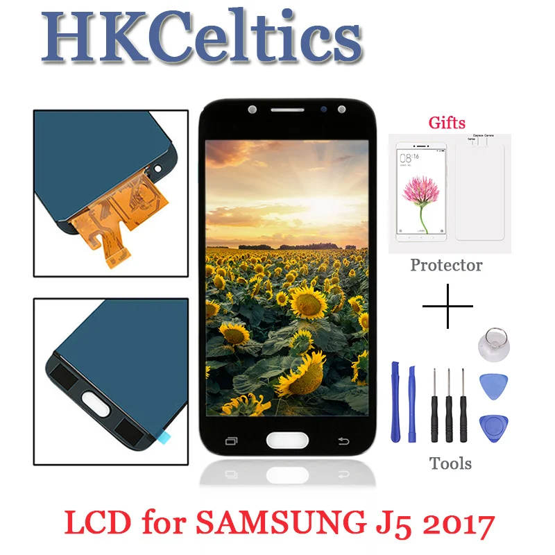 ЖК дисплей для samsung Galaxy J5 Pro 2017 Дисплей Сенсорный экран планшета Ассамблеи J530 J530F