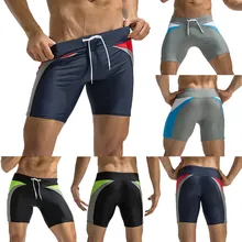 Мужские шорты быстросохнущие летние пляжные плавки с карманами для серфинга спортивные шорты для бега спортивные шорты для плавания sunga masculina DZ501