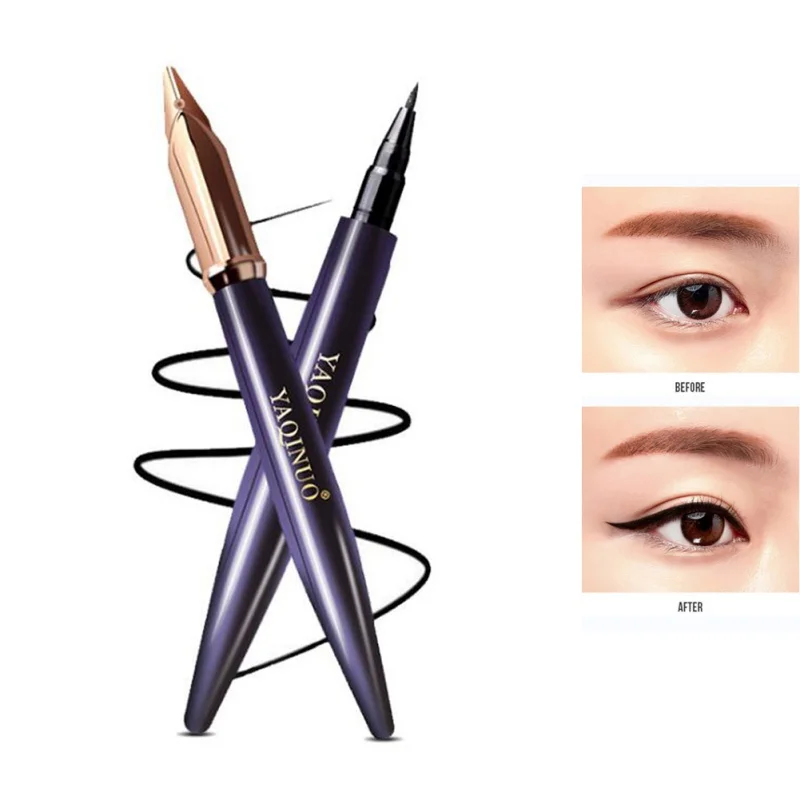 

1PC Lasting 36H Liquid Eyeliner Pencil Waterproof Black Makeup Long-lasting Easywear Eye Liner Pen Cosmetic Lady Beauty Tool