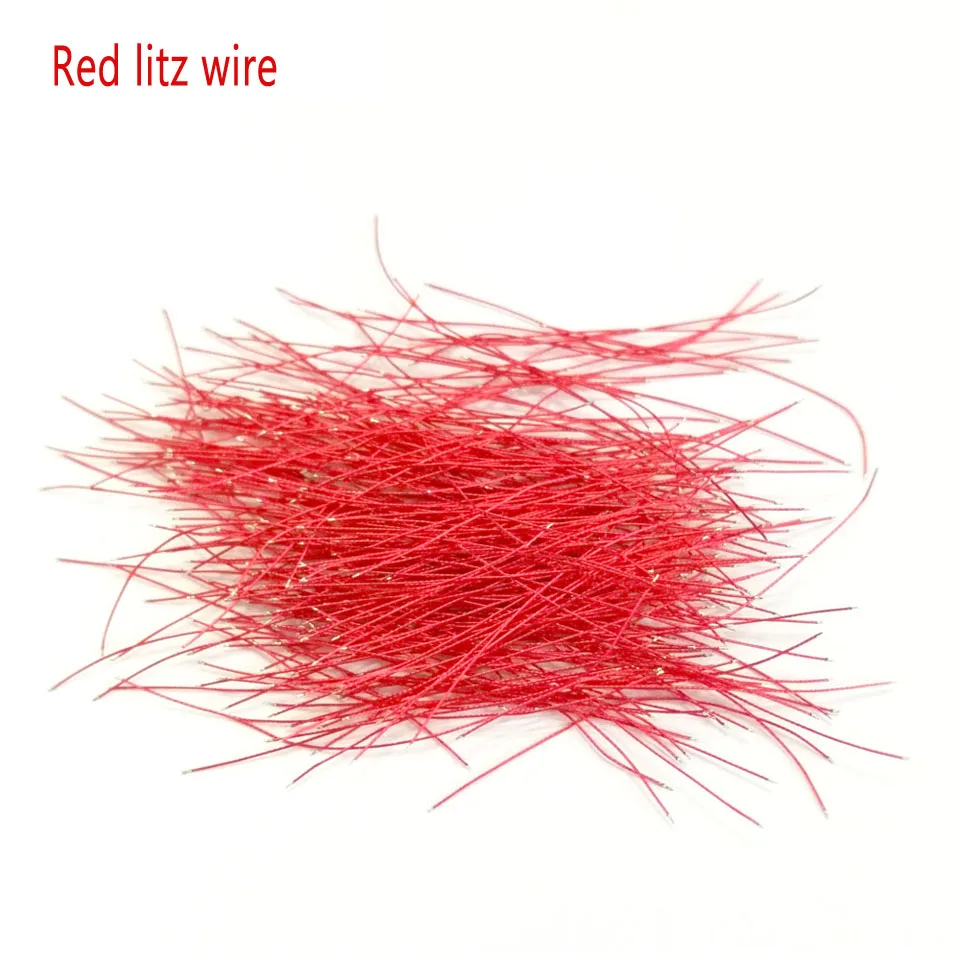 10PCS Pretinned Litz Wire Silver Plated 1.25" (32 mm) length for IEM