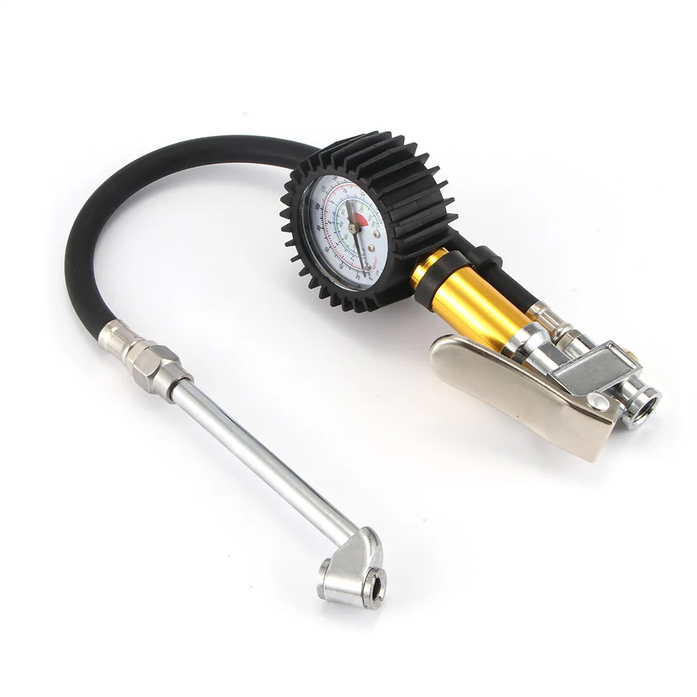 Tire Inflator Tire Air Gauge Deflator Tester 220 PSI Air Chuck with