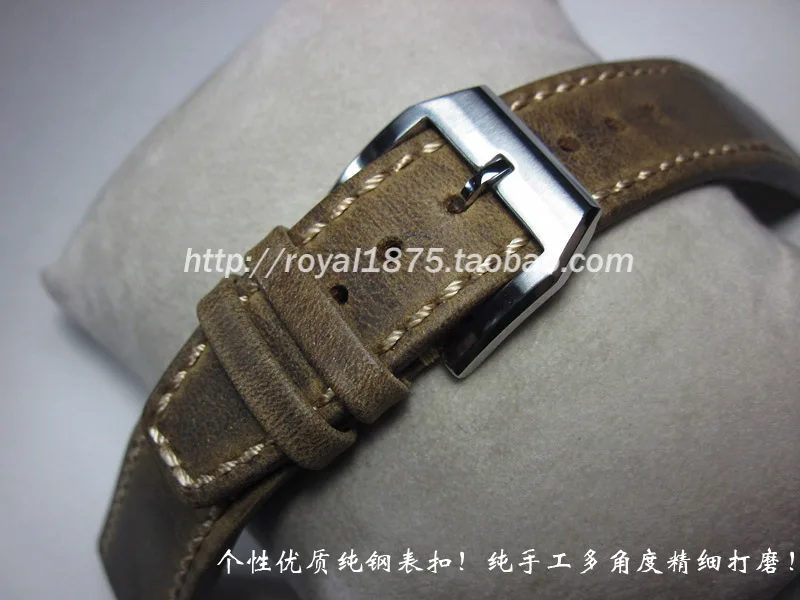 Ремешок из натуральной телячьей кожи для часов Tissot Omega винтажный браслет