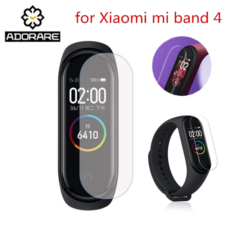 

2pcs Protector Films For Xiaomi Mi Band 4 Ultrathin Anti-explosure waterproof mi band Screen Protective Film For Xiaomi Miband 4
