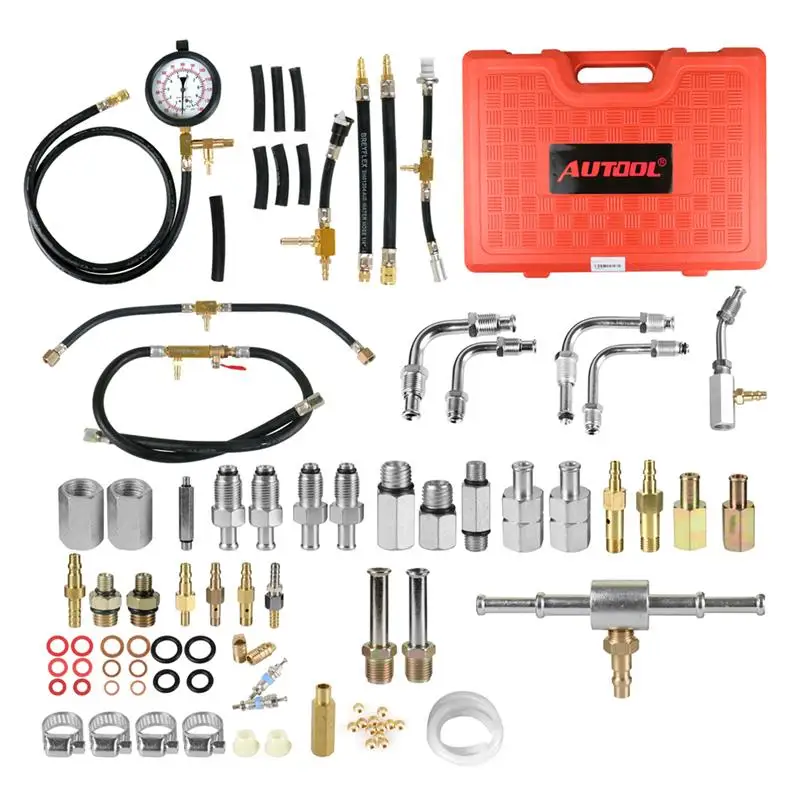 

T443 Car Fuel Injector Tester Pressure Gauge System Repair Kit Auto Injection Pump Controller Regulator Vacuum Diagnostics Tools