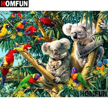 Homfun quadrado completo/broca redonda 5d diy pintura diamante